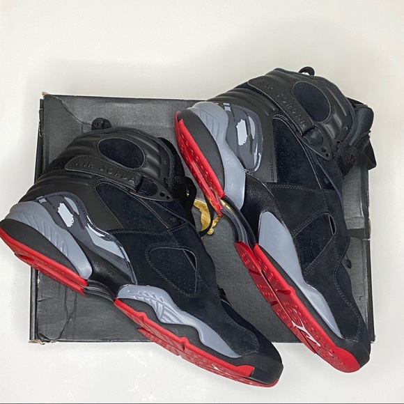AIR JORDAN 8 CEMENT
Black/Gym Red-Black-Wolf Grey - Picture 2 of 14